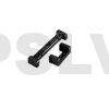 215053 CNC Front & Back landing gear base (Anodized Black)